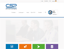 Tablet Screenshot of csp-sw.de